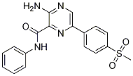 Structure of 3-Amino-6-[4-(methylsulfonyl)phenyl]-N-phenyl-2-pyrazinecarboxamide