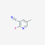 Structure of 3-Cyano-2-fluoro-5-methylpyridine