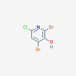 Structure of 2,4-Dibromo-6-Chloro-3-hydroxypyridine