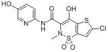 Structure of 5-HYDROXY LORNOXICAM