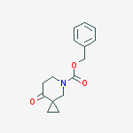 Structure of 8-Oxo-5-aza-spiro[2.5]octane-5-carboxylic acid benzyl ester