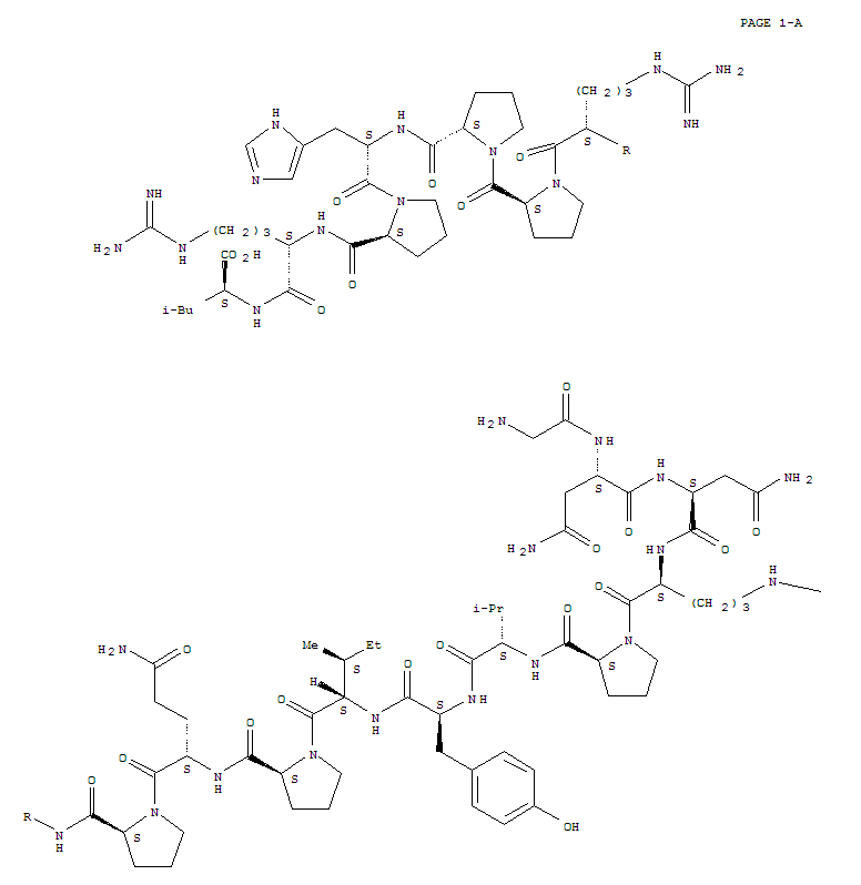 Structure of ApidaecinIa, 18-L-leucine-