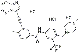 Structure of Ponatinib tris-hydrochloride