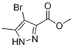 Structure of methyl 4-bromo-3-methyl-1H-pyrazole-5-carboxylate(SALTDATA: FREE)