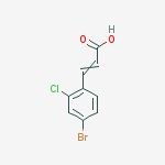 Structure of 4-Bromo-2-chlorocinnamic acid