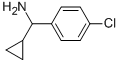 Structure of (4-CHLOROPHENYL)(CYCLOPROPYL)METHYLAMINE