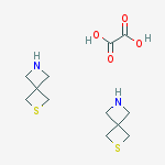 Structure of 2-Thia-6-azaspiro[3.3]heptane hemioxalate