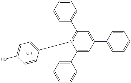 Structure of 1-(4-HYDROXYPHENYL)-2,4,6-TRIPHENYLPYRIDINIUM HYDROXIDE INNER SALT
HYDRATE