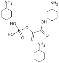 Structure of PHOSPHOENOLPYRUVIC ACID TRIS(CYCLOHEXYLAMMONIUM) SALT