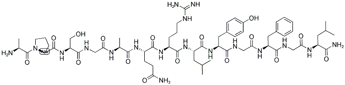 Structure of TYPE A ALLATOSTATIN I