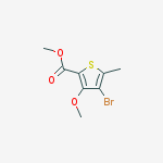 Structure of Methyl 4-bromo-3-methoxy-5-methylthiophene-2-carboxylate