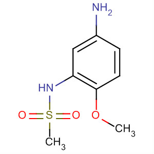 Chemical structure of N-(5-amino-2-methoxyphenyl)methanesulfonamide(SALTDATA: FREE)