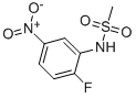 N-(2-Fluoro-5-nitrophenyl)methanesulfonamide结构式