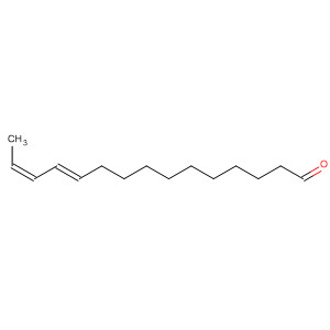 Structure of 11,13-Pentadecadienal, (11E,13Z)-
