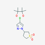 1-(TETRAHYDRO-1,1-DIOXIDO-3-THIENYL)-4-(4,4,5,5-TETRAMETHYL-1,3,2-DIOXABOROLAN-2-YL)-1H-PYRAZOLE结构式