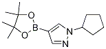 Structure of 1-cyclopentyl-4-(4,4,5,5-tetraMethyl-1,3,2-dioxaborolan-2-yl)-1H-pyrazole