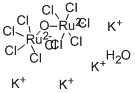 Structure of POTASSIUM MU-OXOBIS[PENTACHLORORUTHENATE(IV)] HYDRATE