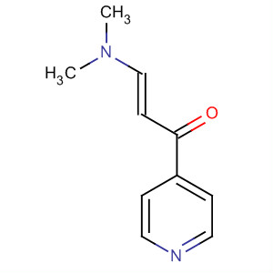 Structure of 2-Propen-1-one, 3-(dimethylamino)-1-(4-pyridinyl)-, (2E)-
