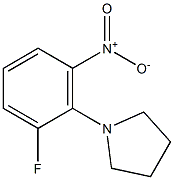 Structure of 1-(2-fluoro-6-nitrophenyl)pyrrolidine