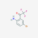 Structure of 1-(2-Amino-5-bromophenyl)-2,2,2-trifluoroethanone
