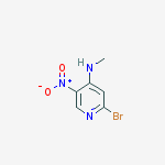 Structure of 2-Bromo-N-methyl-5-nitro-4-pyridinamine