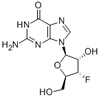 Structure of 3fluoro-3deoxyguanosine