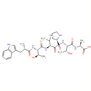 Structure of L-Alanine,N-[N-[1-[N-(N-L-tryptophyl-L-threonyl)-L-valyl]-L-prolyl]-L-threonyl]-