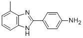 Structure of 4-(4-METHYL-1 H-BENZOIMIDAZOL-2-YL)-PHENYLAMINE