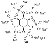 Structure of MYO-INOSITOL HEXAKIS(DIHYDROGEN PHOSPHATE), DODECASODIUM SALT HYDRATE