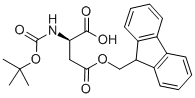 Structure of N-ALPHA-T-BUTOXYCARBONYL-D-ASPARTIC ACID BETA-9-FLUORENYL METHYL ESTER