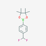 Structure of 2-(4-(DifluoroMethyl)phenyl)-4,4,5,5-tetraMethyl-1,3,2-dioxaborolane