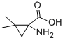 Structure of 1-AMINO-2,2-DIMETHYLCYCLOPROPANECARBOXYLIC ACID