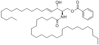 N-TETRACOSANOYL-D-SPHINGOSINE 1-BENZOATE结构式