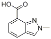 Structure of 2-methyl-2H-indazole-7-carboxylic acid