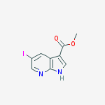 Structure of Methyl 5-iodo-1h-pyrrolo[2,3-b]pyridine-3-carboxylate