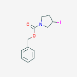 Benzyl 3-iodopyrrolidine-1-carboxylate结构式