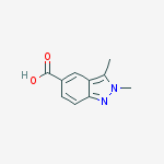 2,3-dimethylindazole-5-carboxylic Acid结构式