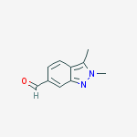 2,3-dimethylindazole-6-carbaldehyde结构式