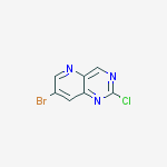 Structure of 7-bromo-2-chloropyrido[3,2-d]pyrimidine