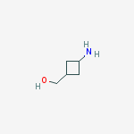 Chemical structure of trans-3-Amino-cyclobutanemethanol