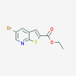 Structure of Ethyl 5-bromothieno[2,3-b]pyridine-2-carboxylate