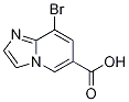 Structure of IMidazo[1,2-a]pyridine-6-carboxylic acid, 8-broMo-