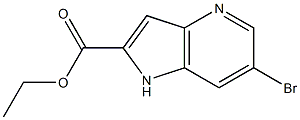 Structure of 6-BroMo-4-azaindole-2-carboxylic acid ethyl ester