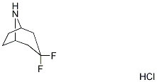 3,3-Difluoro-8-azabicyclo...结构式