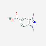 Structure of 3-iodo-1-methylindazole-5-carboxylic Acid