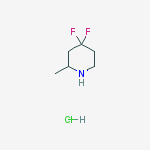 4,4-Difluoro-2-Methylpipe...结构式