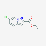Ethyl 6-chloropyrazolo[1,5-a]pyridine-2-carboxylate结构式