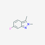 Structure of 2,3-DiMethyl-6-iodo-2H-in...