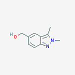 (2,3-dimethylindazol-5-yl)methanol结构式