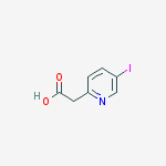 Structure of 5-iodo-2-Pyridineacetic acid